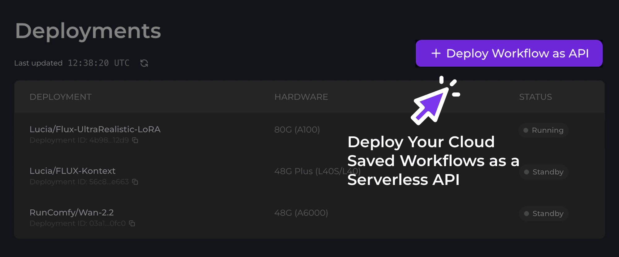Run ComfyUI with a Serverless API