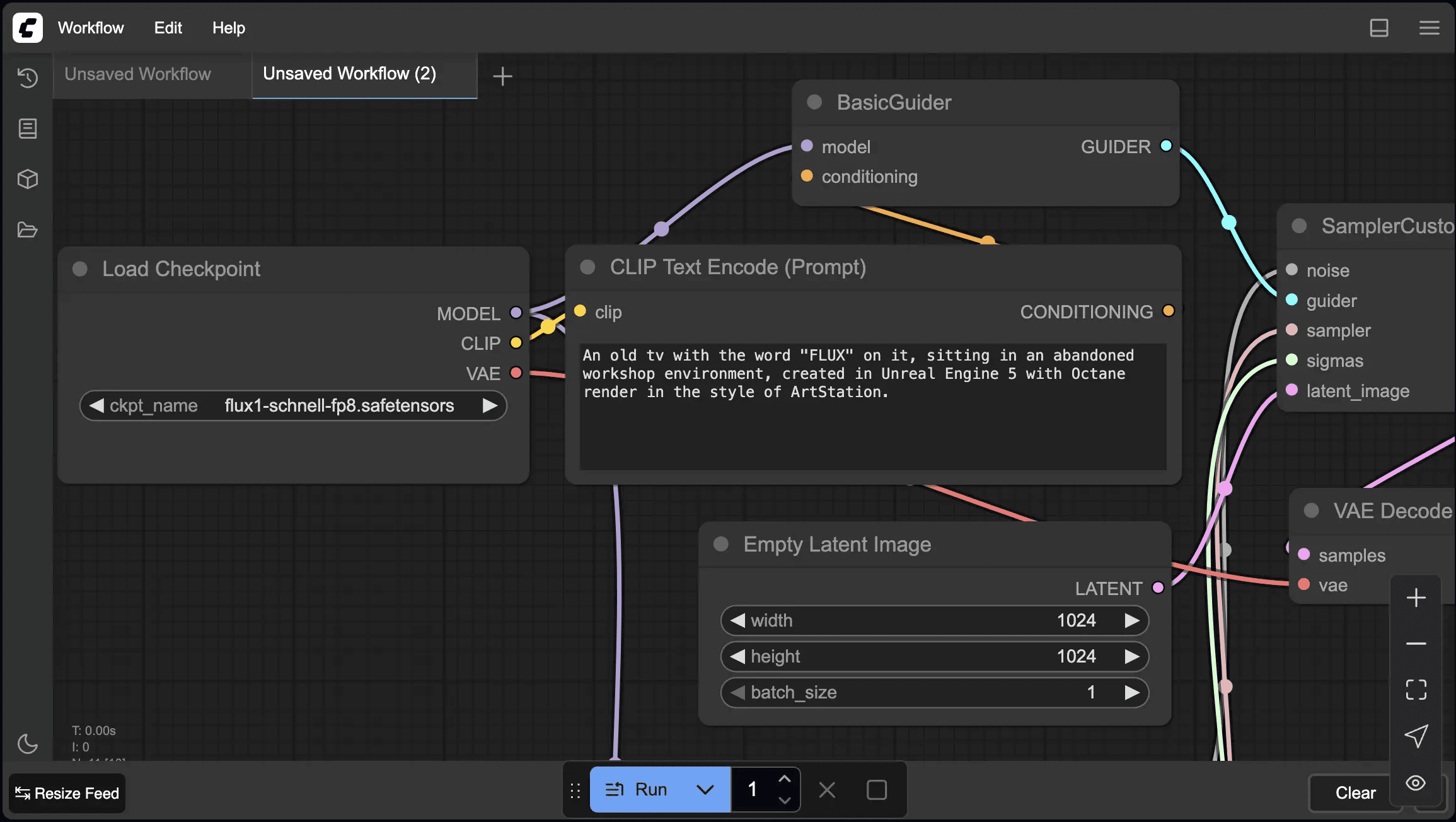 ComfyUI Interface