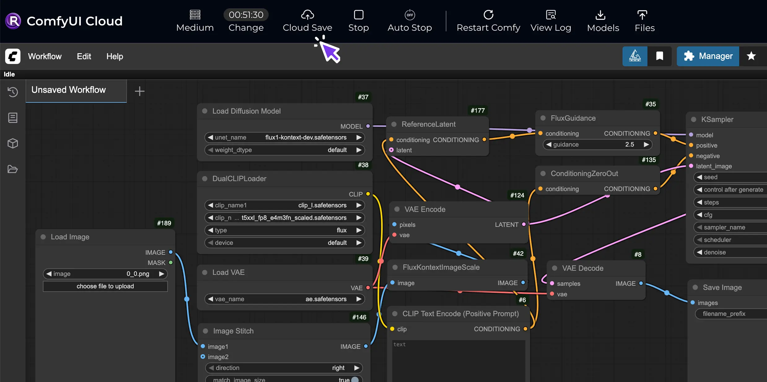 Build/Test in ComfyUI Cloud