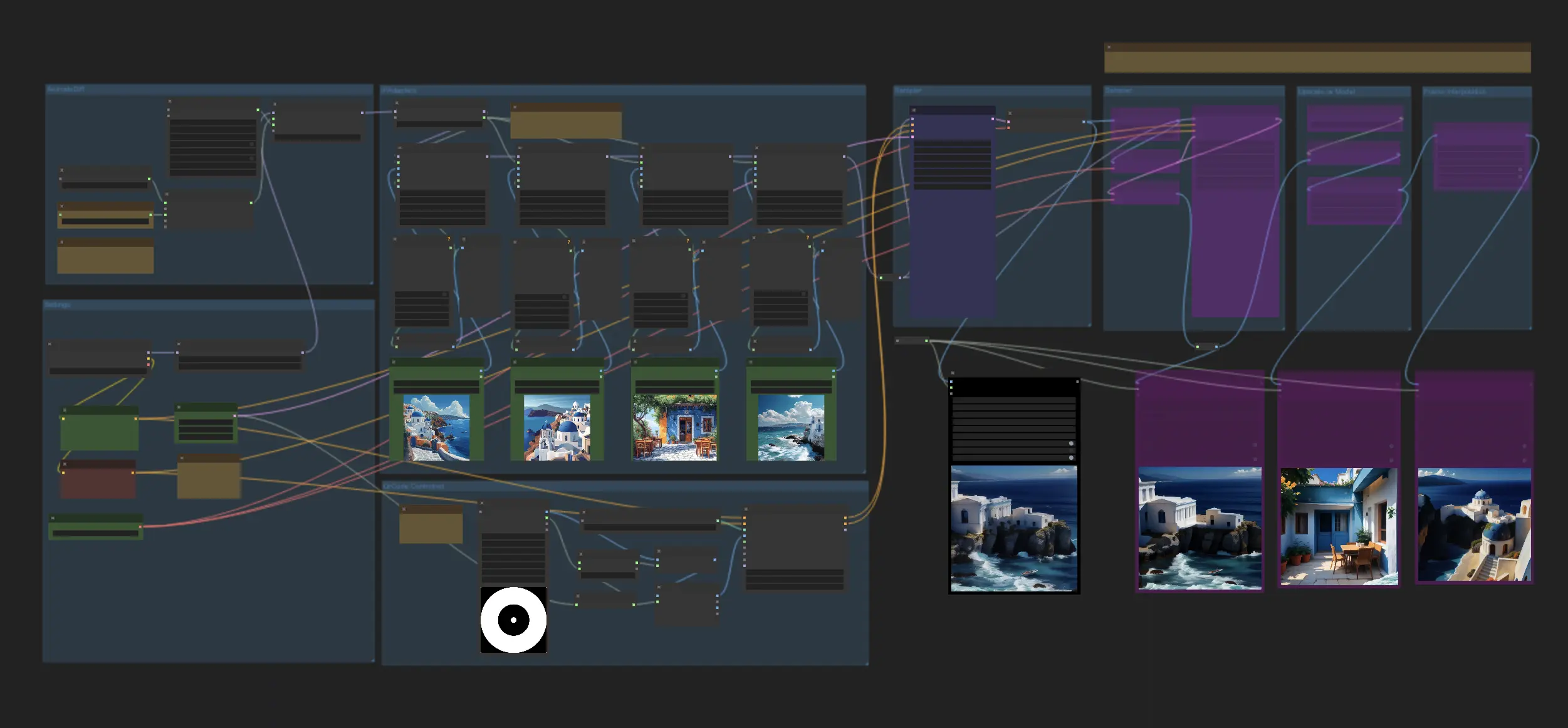 ComfyUI ipiv's Morph Workflow using IPAdapter Plus and AnimateLCM