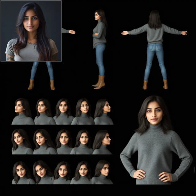 Flux Konsistente Charaktere | Eingabebild