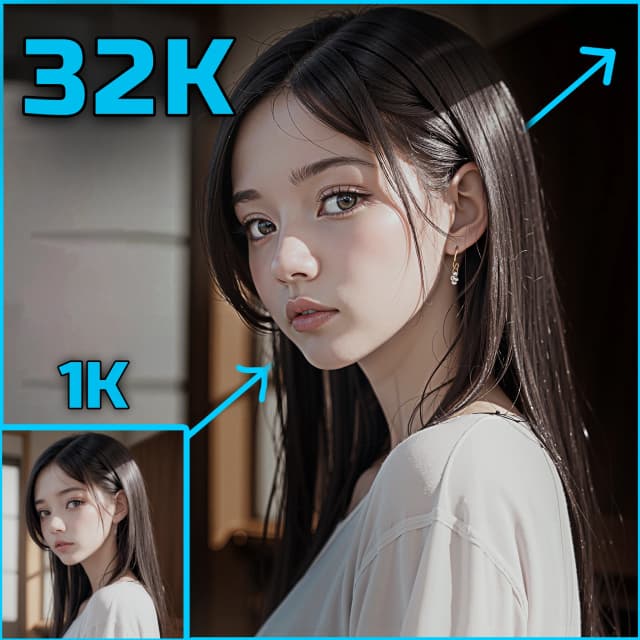 Flux Upscaler - 終極 32k | 圖像升級器